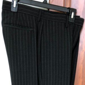 Black Pinstriped Gap Pants